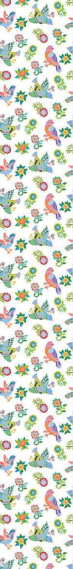 patterned-wallpaper-birds-and-flowers
