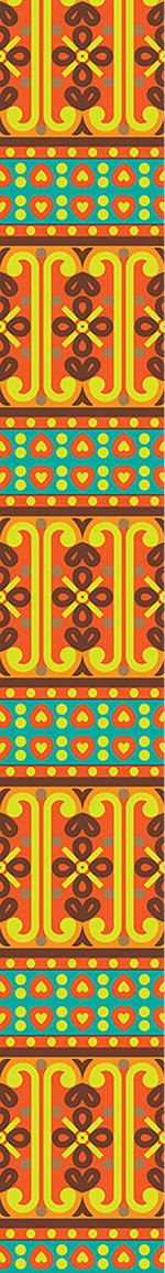 patterned-wallpaper-oriental-ethno-bordure