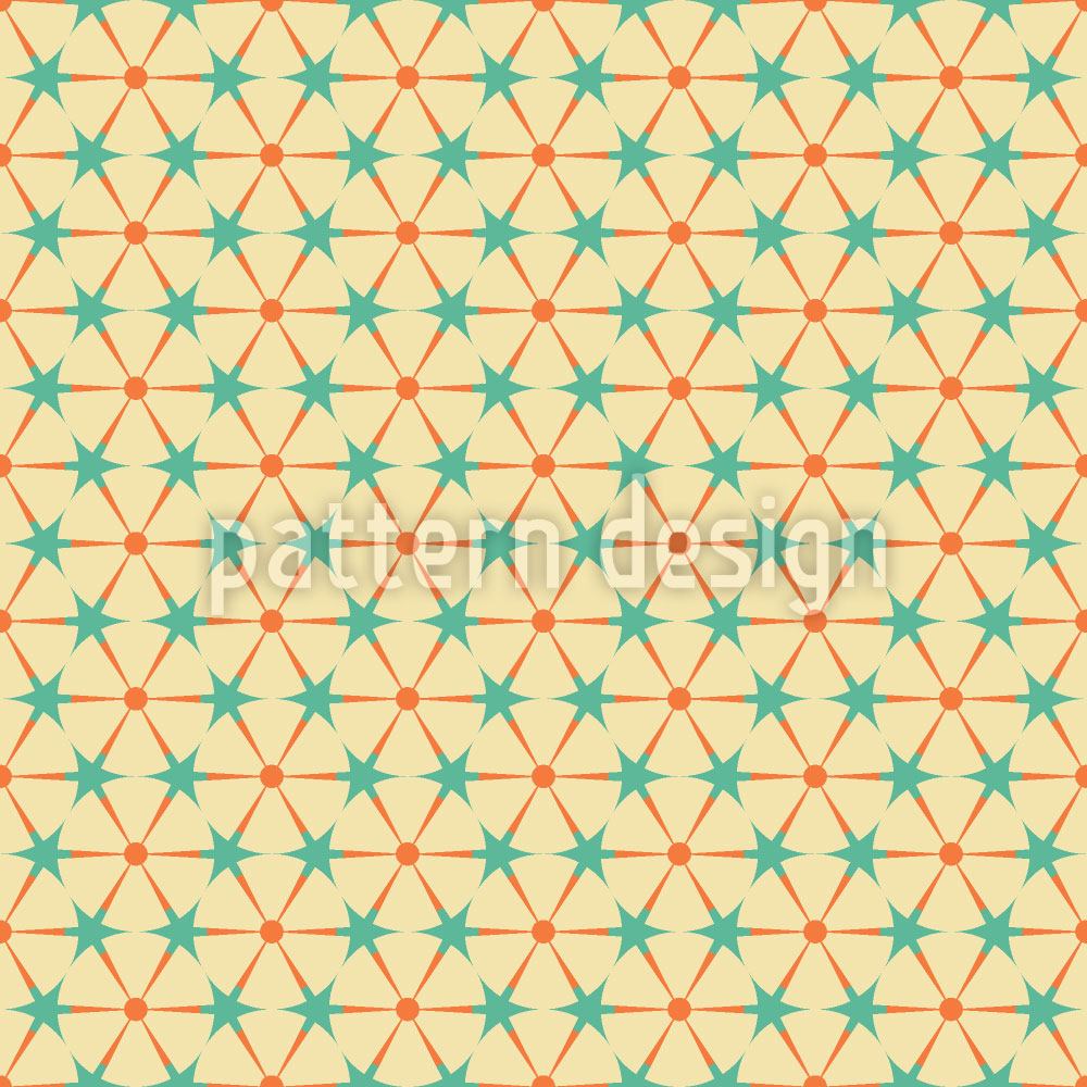 patterned-wallpaper-circles-and-triangles
