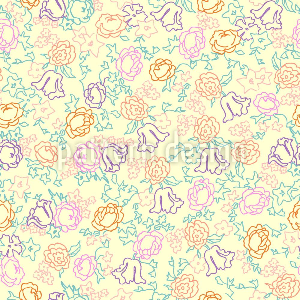 patterned-wallpaper-cute-flowers
