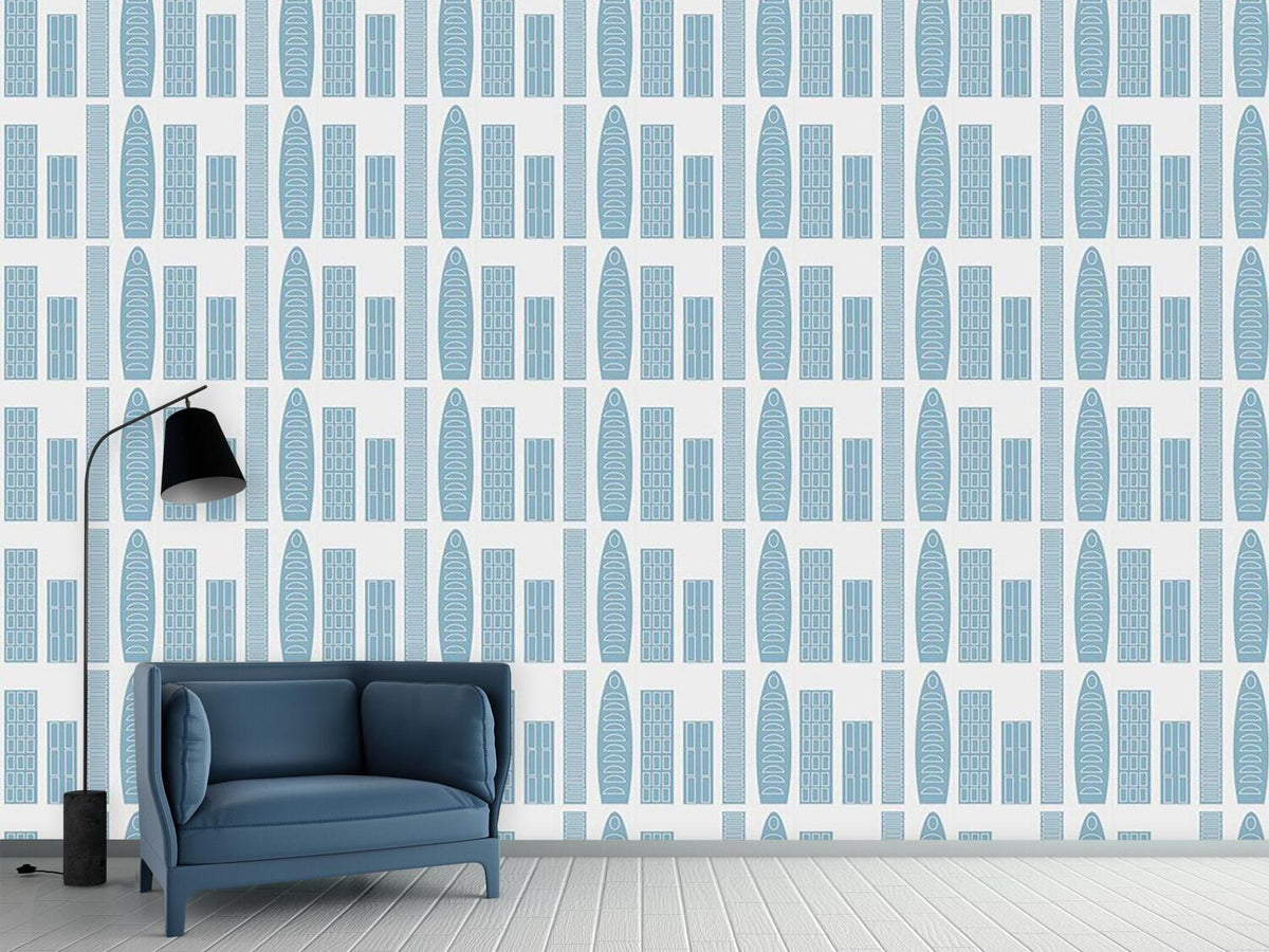 patterned-wallpaper-the-skyscrapers-of-the-blue-city