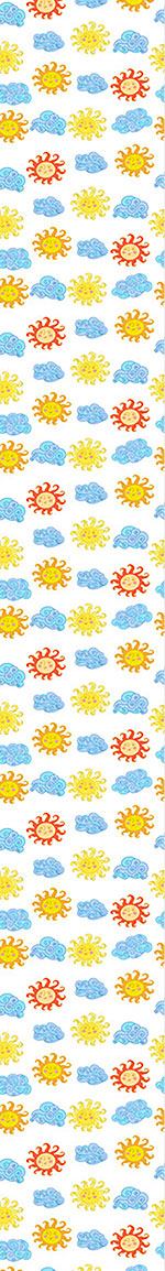 patterned-wallpaper-suns-and-clouds