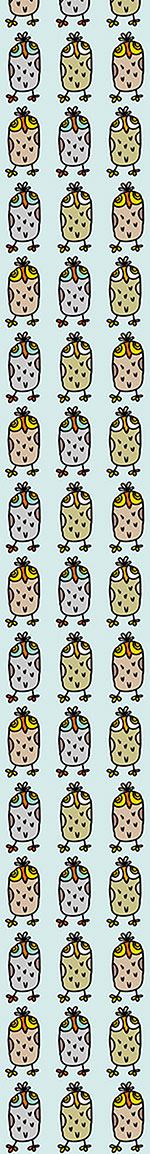 patterned-wallpaper-owls-in-a-row