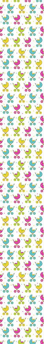 patterned-wallpaper-baby-buggy-parade