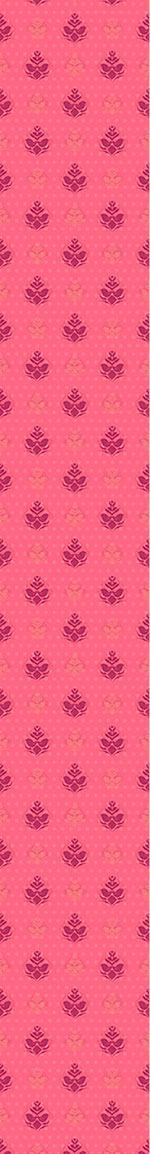 patterned-wallpaper-floral-splendor-on-polkadot