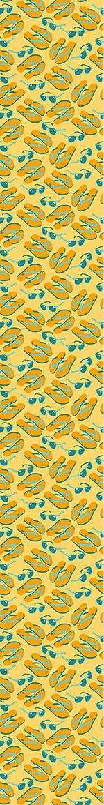 patterned-wallpaper-flip-flops