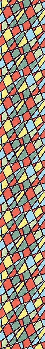 patterned-wallpaper-clown-geometry