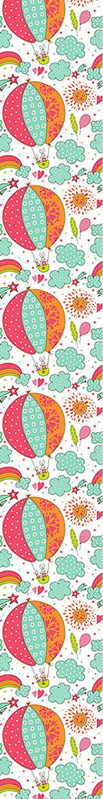 patterned-wallpaper-bunny-balloon-ride