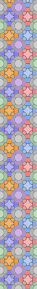 patterned-wallpaper-mosaic-floral