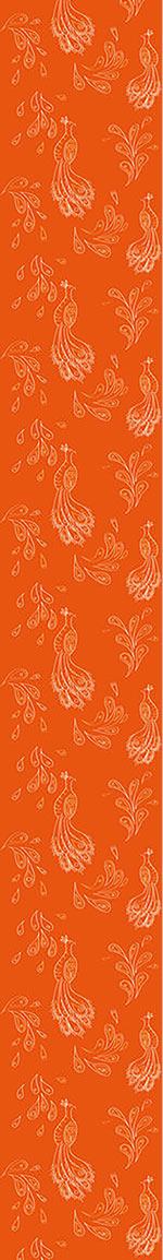 patterned-wallpaper-maharani-orange