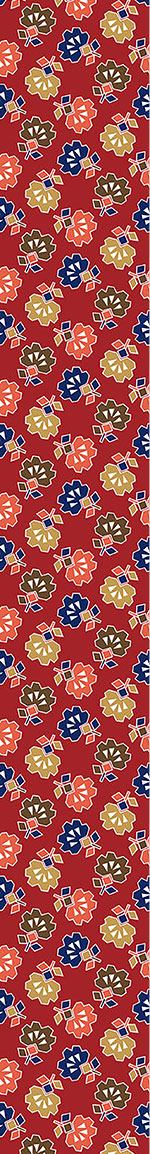 patterned-wallpaper-spiky-red