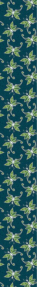 patterned-wallpaper-butterflies-on-foliage