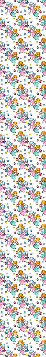 patterned-wallpaper-angels-bringing-gifts