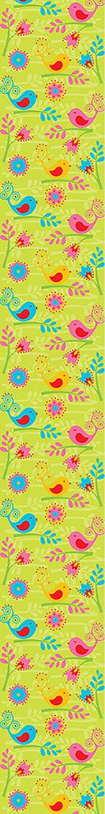 patterned-wallpaper-colorful-birdsong