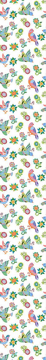 patterned-wallpaper-birds-and-flowers