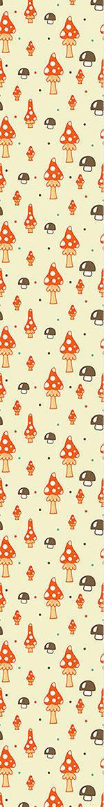 patterned-wallpaper-the-mushrooms-in-the-woods