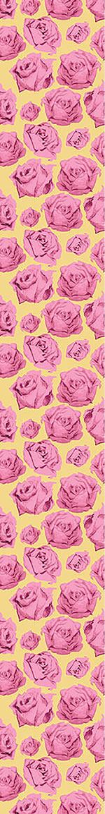 patterned-wallpaper-art-rose-gelb