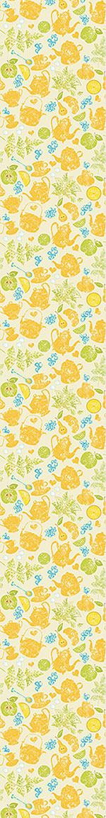 patterned-wallpaper-tea-time-in-the-garden