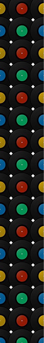 patterned-wallpaper-record-disk