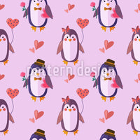 patterned-wallpaper-penguins-in-love