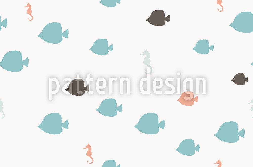 patterned-wallpaper-fishes-and-seahorses