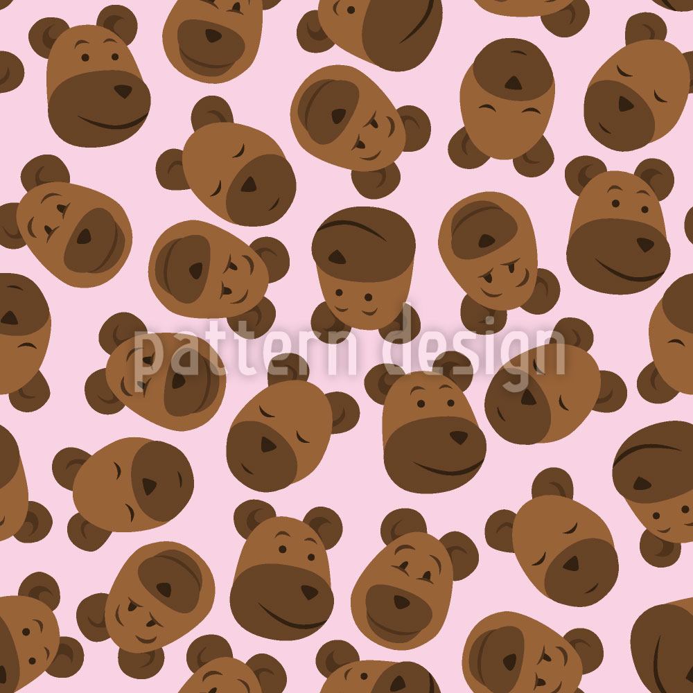 patterned-wallpaper-mister-bear-pink