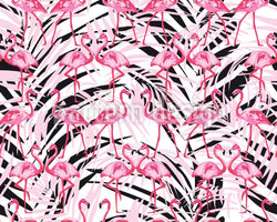 patterned-wallpaper-flamingos-in-palm-beach