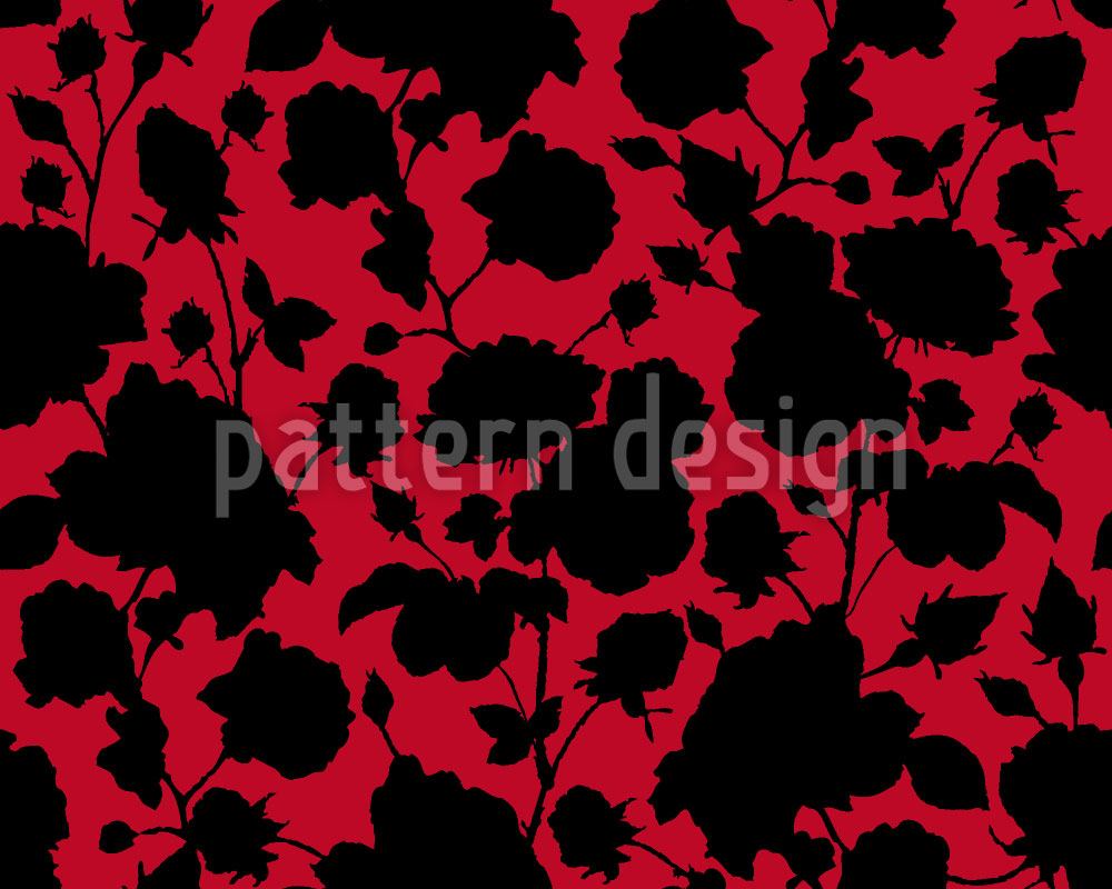 patterned-wallpaper-the-black-roses-in-scarlets-garden