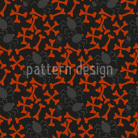 patterned-wallpaper-bones-and-spiders