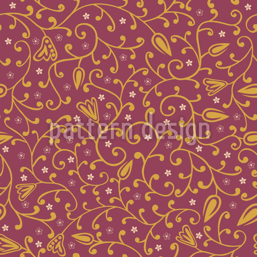 patterned-wallpaper-rapunzels-vintage-garden