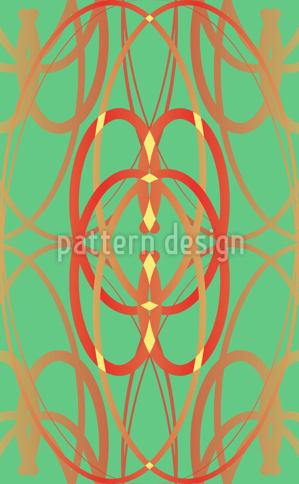 patterned-wallpaper-art-nouveau-mint