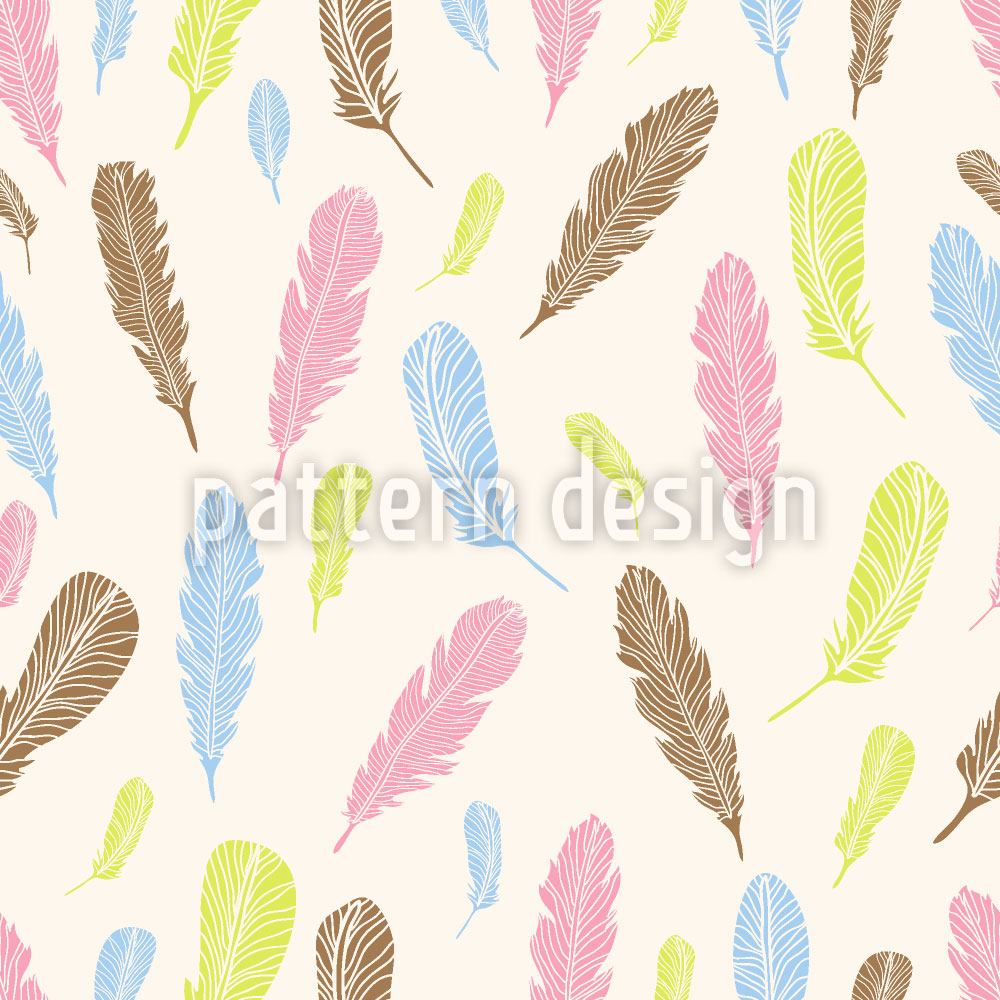 patterned-wallpaper-magic-feathers