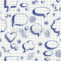 patterned-wallpaper-speach-bubbles