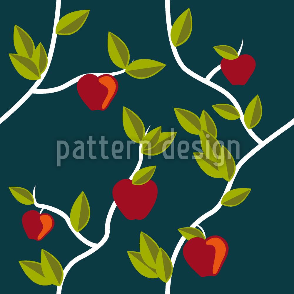 patterned-wallpaper-garden-of-eden-night