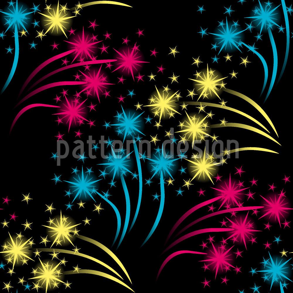 patterned-wallpaper-fireworks