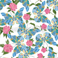 patterned-wallpaper-butterflies-drawn-to-peonies