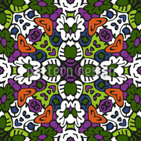 patterned-wallpaper-tribal-kaleidoscope