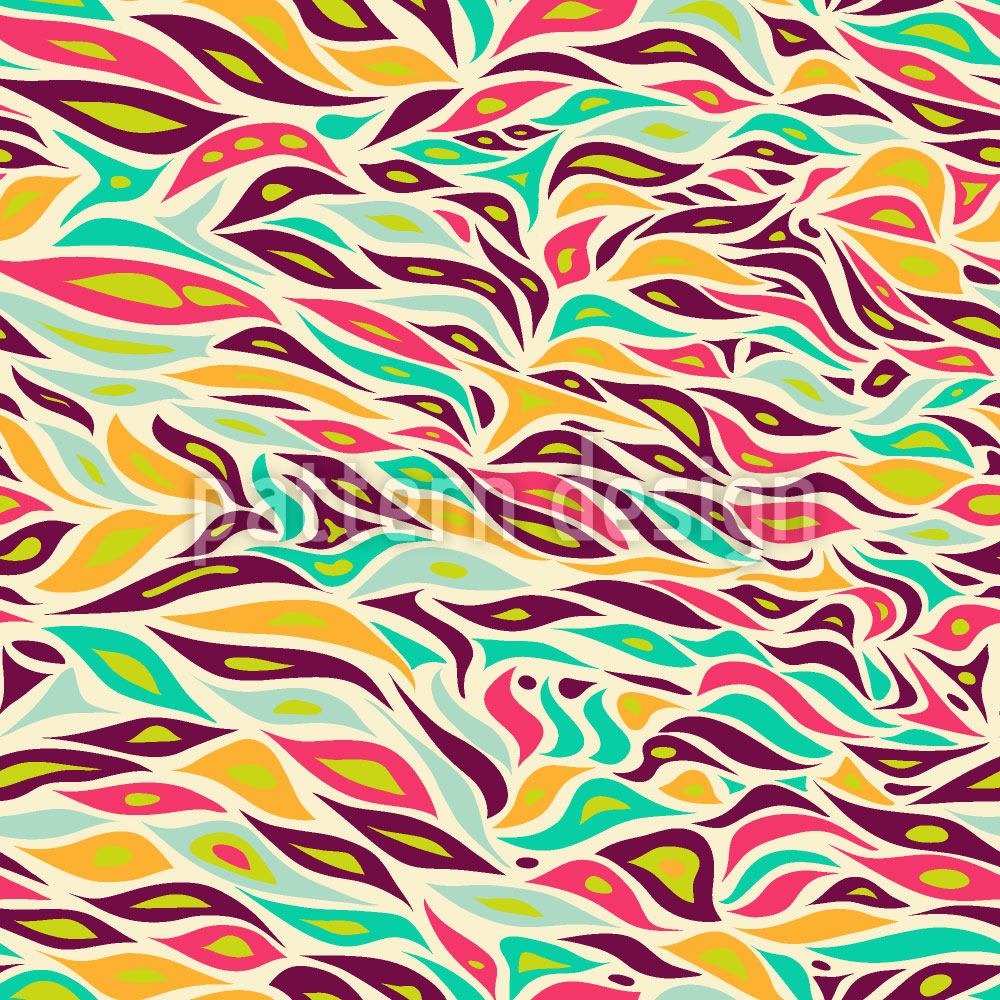 patterned-wallpaper-stream-of-leaves