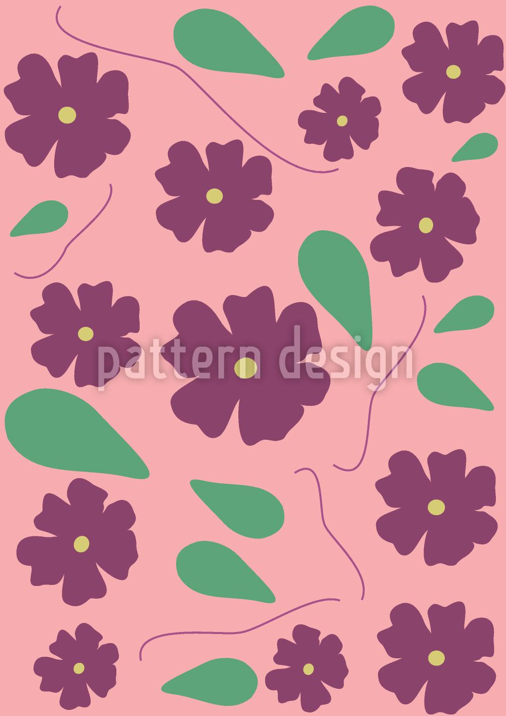 patterned-wallpaper-viola-on-pink