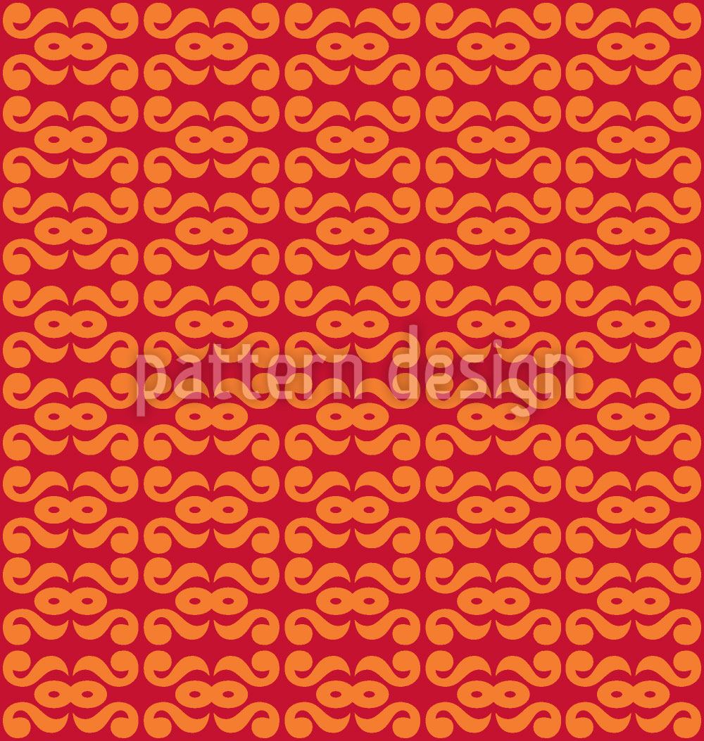 patterned-wallpaper-continous-web-orange