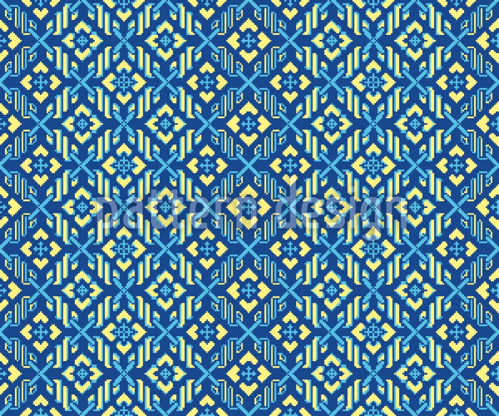 patterned-wallpaper-floral-pixel-magic