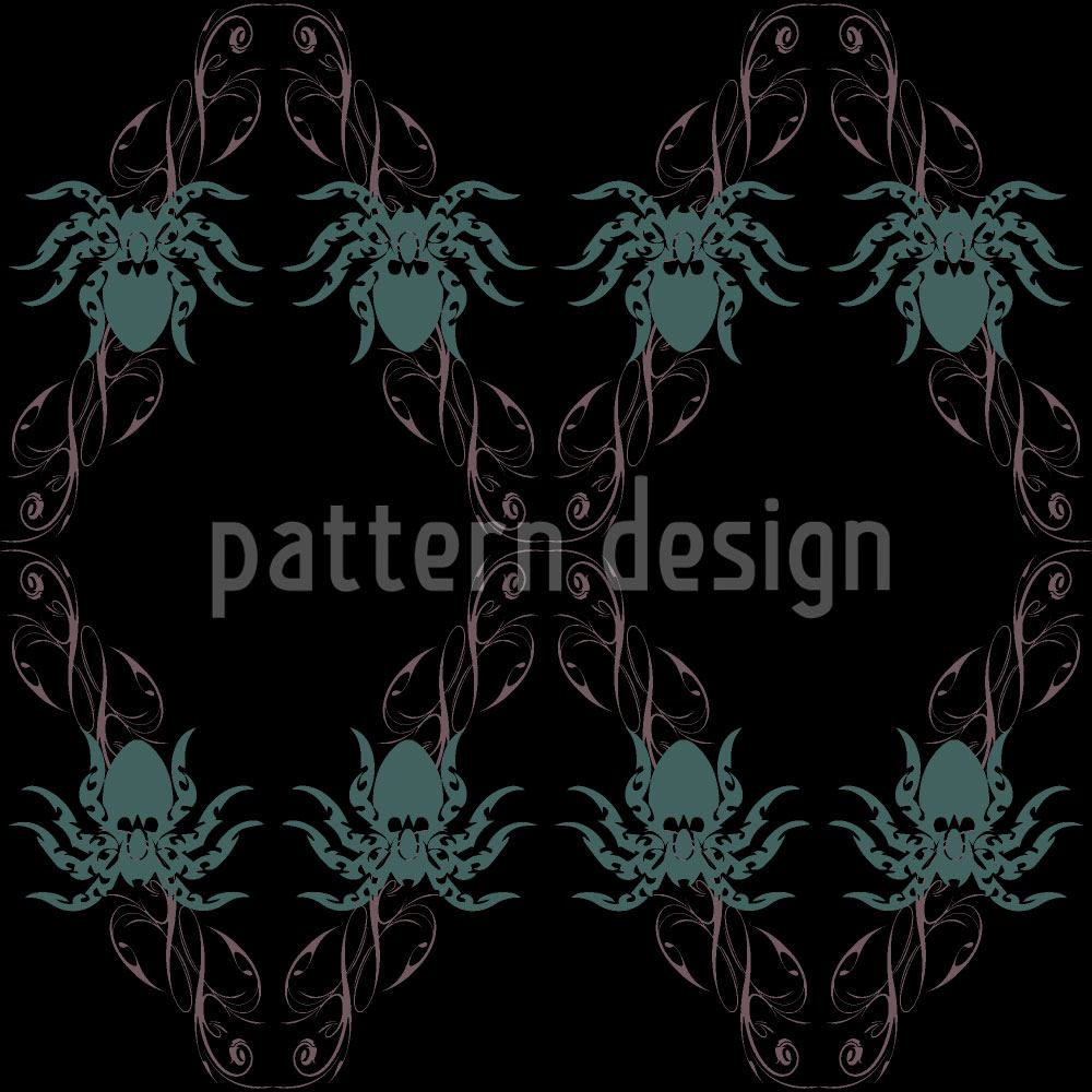 patterned-wallpaper-tarantula