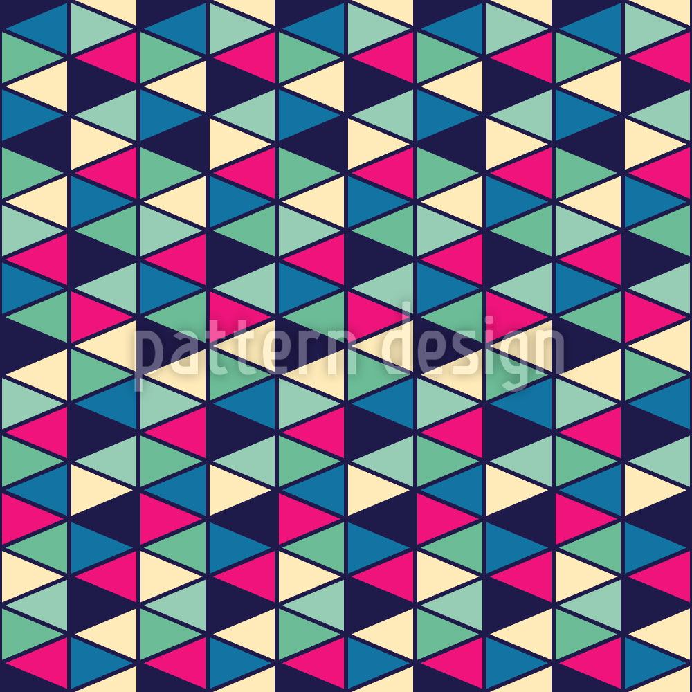 patterned-wallpaper-triangle-fantasy