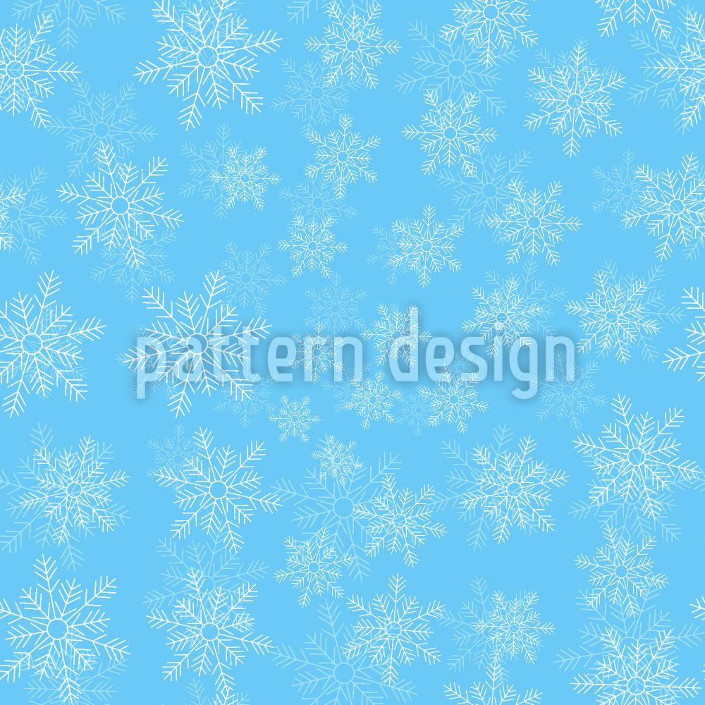 patterned-wallpaper-delicate-snowflakes