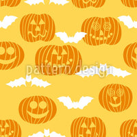 patterned-wallpaper-jack-o-lantern-and-bat