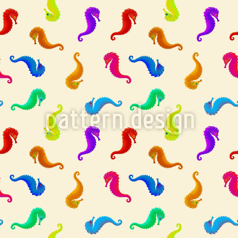 patterned-wallpaper-seahorse