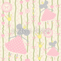 patterned-wallpaper-little-mice-princess-birthday