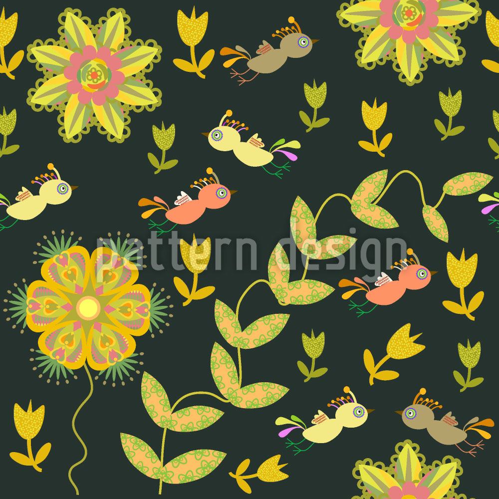 patterned-wallpaper-crazy-birds-night