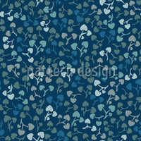 patterned-wallpaper-heart-leaf-romance-at-night