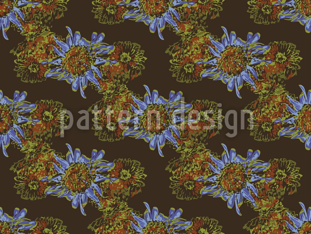 patterned-wallpaper-aster-brown